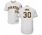 Pittsburgh Pirates Kyle Crick White Home Flex Base Authentic Collection Baseball Player Jersey
