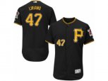Pittsburgh Pirates #47 Francisco Liriano Black Flexbase Authentic Collection MLB Jersey