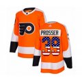Philadelphia Flyers #39 Nate Prosser Authentic Orange USA Flag Fashion Hockey Jersey