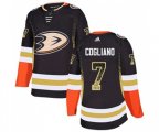 Anaheim Ducks #7 Andrew Cogliano Authentic Black Drift Fashion Hockey Jersey