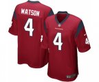 Houston Texans #4 Deshaun Watson Game Red Alternate Football Jersey