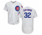 Chicago Cubs Tyler Chatwood White Home Flex Base Authentic Collection Baseball Player Jersey