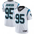 Carolina Panthers #95 Charles Johnson White Vapor Untouchable Limited Player NFL Jersey