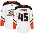 Anaheim Ducks #45 Sami Vatanen Authentic White Away NHL Jersey