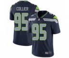Seattle Seahawks #95 L.J. Collier Navy Blue Team Color Vapor Untouchable Limited Player Football Jersey
