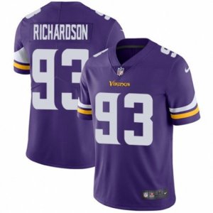 Minnesota Vikings #93 Sheldon Richardson Purple Team Color Vapor Untouchable Limited Player NFL Jersey