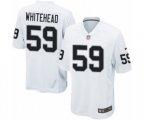 Oakland Raiders #59 Tahir Whitehead Game White NFL Jersey