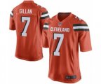 Cleveland Browns #7 Jamie Gillan Game Orange Alternate Football Jersey