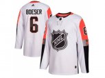 Vancouver Canucks #6 Brock Boeser White 2018 All-Star Pacific Division Authentic Stitched NHL Jersey