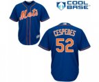 New York Mets #52 Yoenis Cespedes Replica Royal Blue Alternate Home Cool Base Baseball Jersey