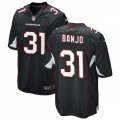 Arizona Cardinals #31 Chris Banjo Nike Alternate Black Vapor Limited Jersey