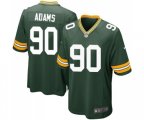 Green Bay Packers #90 Montravius Adams Game Green Team Color Football Jersey