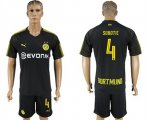 2017-18 Dortmund 4 SUBOTIC Away Soccer Jersey