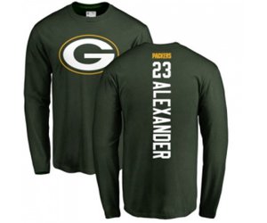 Green Bay Packers #23 Jaire Alexander Green Backer Long Sleeve T-Shirt