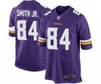 Minnesota Vikings #84 Irv Smith Jr. Game Purple Team Color Football Jersey