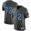 Carolina Panthers #72 Taylor Moton Gray Static Vapor Untouchable Limited NFL Jersey