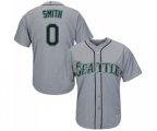 Seattle Mariners #0 Mallex Smith Replica Grey Road Cool Base Baseball Jersey
