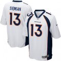 Denver Broncos #13 Trevor Siemian Game White NFL Jersey