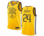 Golden State Warriors #24 Rick Barry Yellow Swingman Jersey - Earned Edition