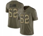 Indianapolis Colts #62 Le'Raven Clark Limited Olive Camo 2017 Salute to Service Football Jersey
