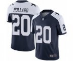 Dallas Cowboys #20 Tony Pollard Navy Blue Throwback Alternate Vapor Untouchable Limited Player Football Jersey