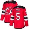 New Jersey Devils #5 Dalton Prout Premier Red Home NHL Jersey