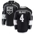 Los Angeles Kings #4 Rob Blake Authentic Black Home Fanatics Branded Breakaway NHL Jersey