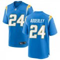 Los Angeles Chargers #24 Nasir Adderley Nike Powder Blue Vapor Limited Jersey