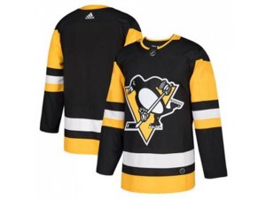 Adidas Pittsburgh Penguins Blank Black Home Authentic Stitched NHL Jersey