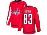 Washington Capitals #83 Jay Beagle Red Home Authentic Stitched NHL Jersey