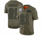 Dallas Cowboys #21 Deion Sanders Limited Camo 2019 Salute to Service Football Jersey