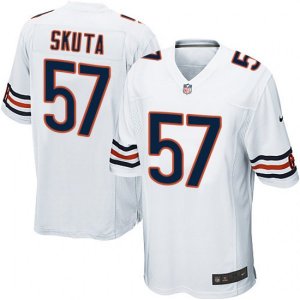 Chicago Bears #57 Dan Skuta Game White NFL Jersey