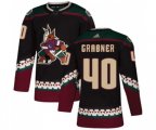 Arizona Coyotes #40 Michael Grabner Premier Black Alternate Hockey Jersey