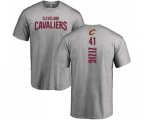 Cleveland Cavaliers #41 Ante Zizic Ash Backer T-Shirt