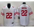 San Francisco 49ers #22 Matt Breida 2022 New White Vapor Untouchable Stitched Jersey