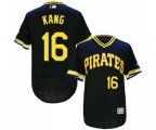 Pittsburgh Pirates #16 Jung-ho Kang Black Flexbase Authentic Collection Cooperstown Baseball Jersey