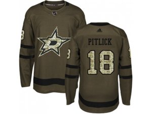 Dallas Stars #18 Tyler Pitlick Green Salute to Service Stitched NHL Jersey