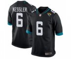 Jacksonville Jaguars #6 Cody Kessler Game Black Team Color Football Jersey