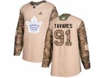 Toronto Maple Leafs #91 John Tavares Camo Authentic 2017 Veterans Day Stitched NHL Jersey