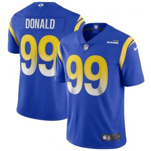 Los Angeles Rams #99 Aaron Donald Blue Nike Royal Vapor Limited Jersey