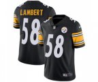 Pittsburgh Steelers #58 Jack Lambert Black Team Color Vapor Untouchable Limited Player Football Jersey