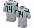 Seattle Seahawks #14 D.K. Metcalf Game Grey Alternate Football Jersey