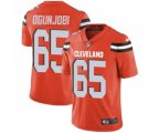 Cleveland Browns #65 Larry Ogunjobi Orange Alternate Vapor Untouchable Limited Player Football Jersey