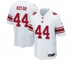 New York Giants #44 Doug Kotar Game White Football Jersey