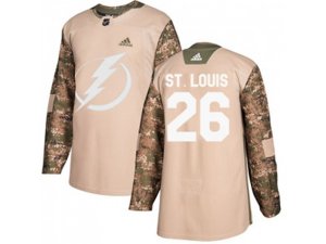 Tampa Bay Lightning #26 Martin St. Louis Camo Authentic 2017 Veterans Day Stitched NHL Jersey