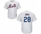 New York Mets J.D. Davis Replica White Home Cool Base Baseball Player Jersey