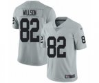 Oakland Raiders #82 Luke Willson Limited Silver Inverted Legend Football Jersey