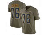 Los Angeles Chargers #76 Russell Okung Limited Olive 2017 Salute to Service NFL Jersey