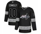 Washington Capitals #10 Brett Connolly Authentic Black Team Logo Fashion NHL Jersey
