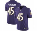 Baltimore Ravens #45 Jaylon Ferguson Purple Team Color Vapor Untouchable Limited Player Football Jersey